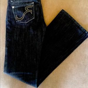 Rock & Republic Jeans w/Swarovski Black Crystal